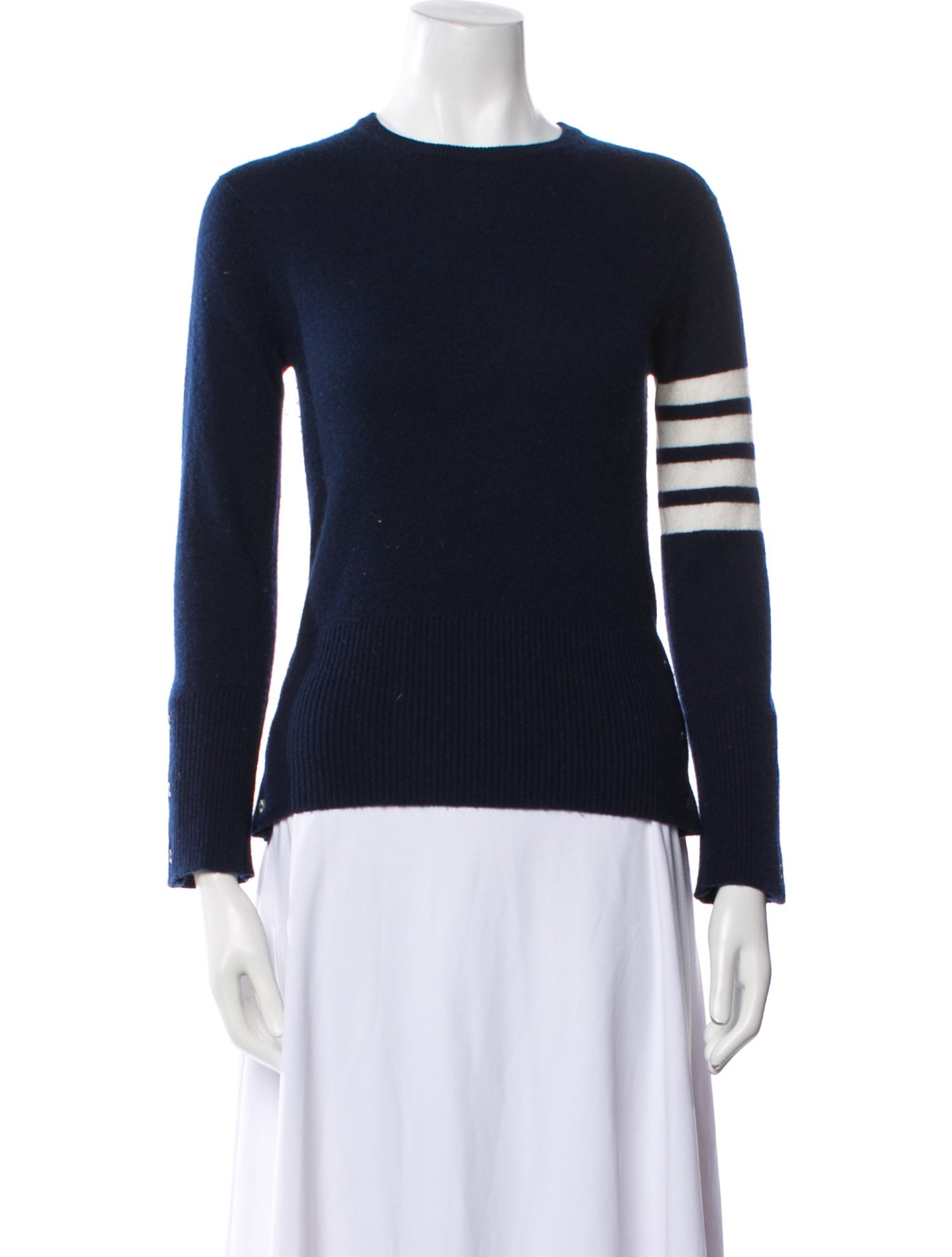 Thom Browne 4-Bar Cashmere Sweater